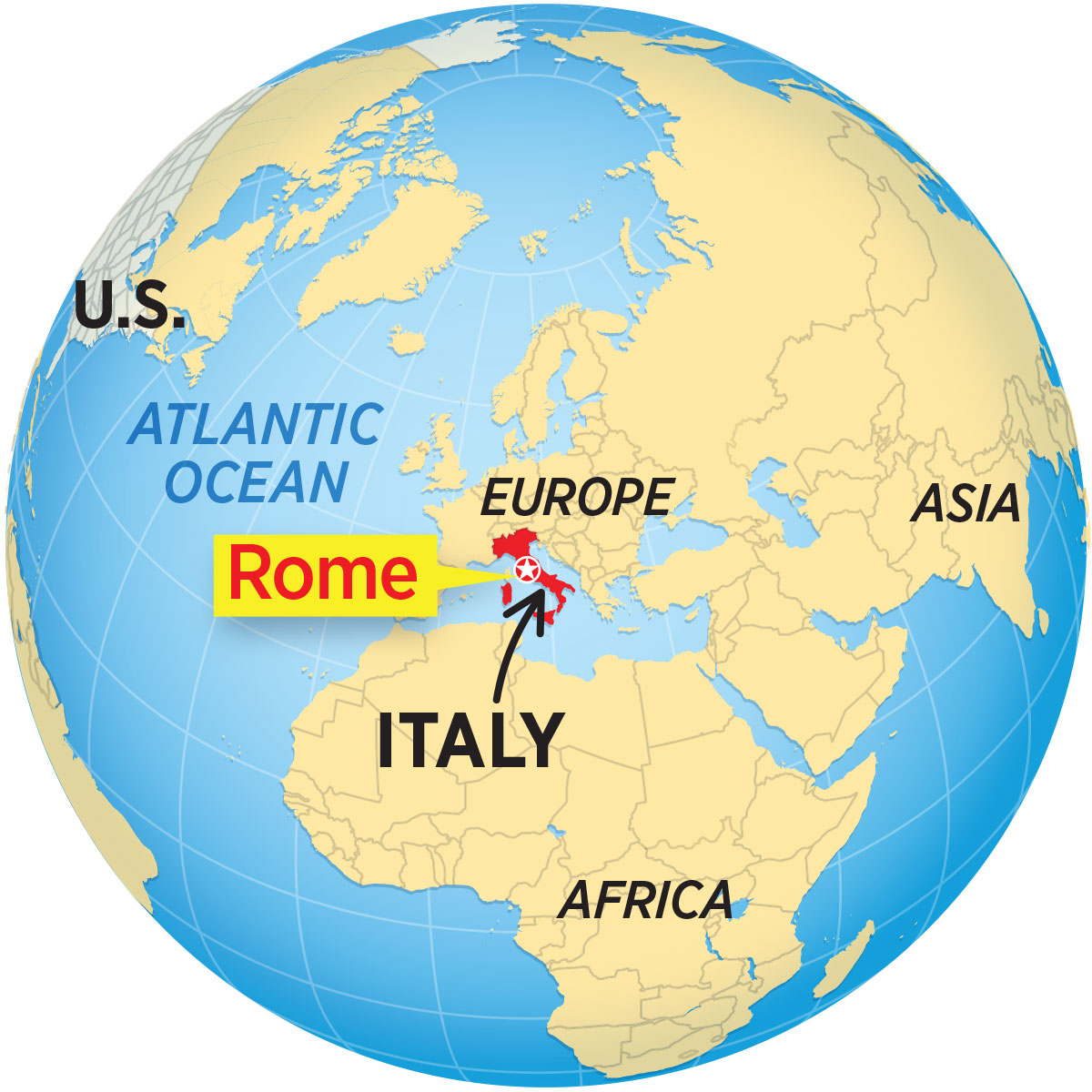 Rome On World Map Secrets Of An Ancient Arena
